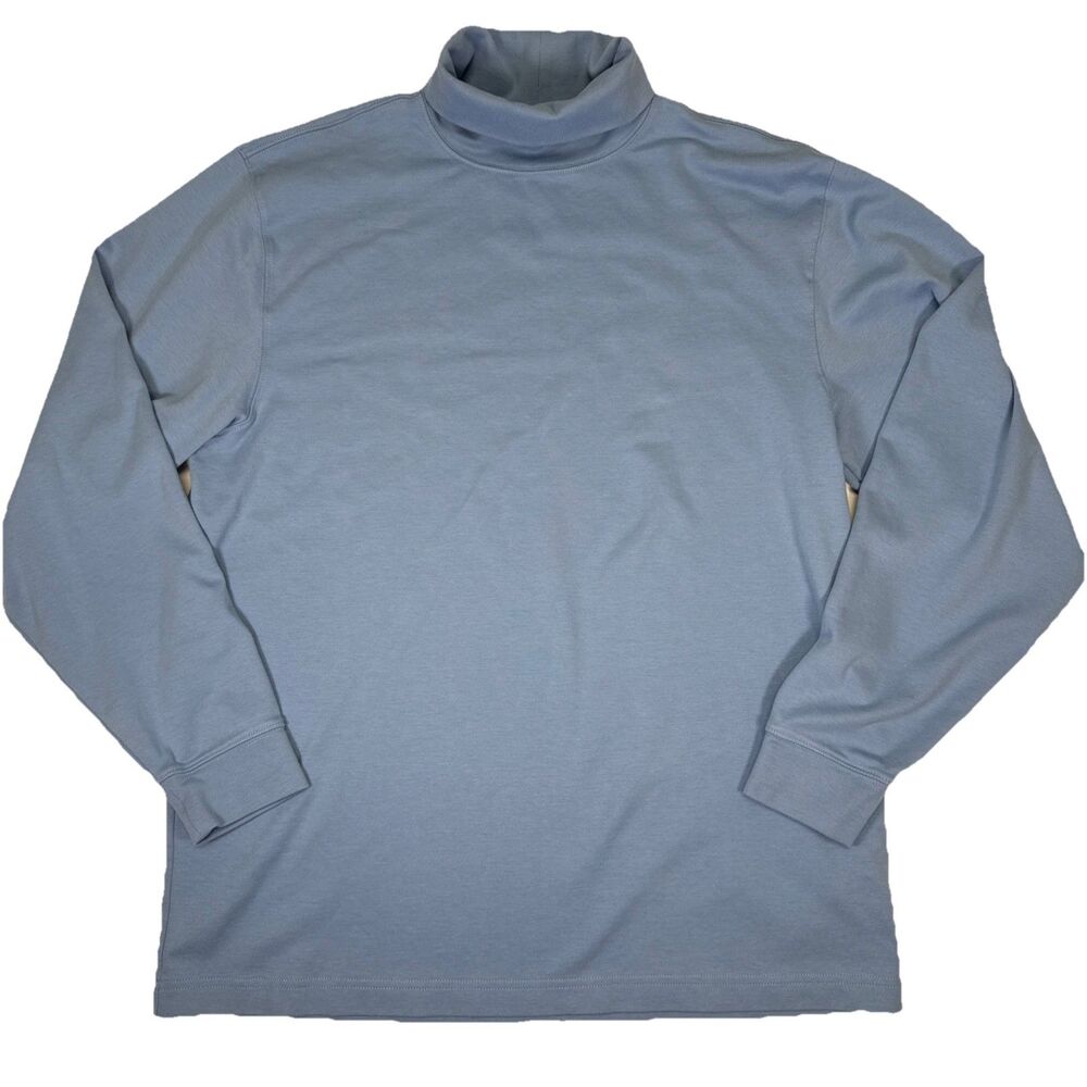L.L. Bean Shirt Mens L Long Sleeve Turtleneck Traditional Fit Tagless
